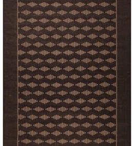 Синтетичний килим  Sisal Lux  44510 , DARK BROWN